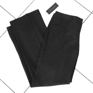 Black Wide-Leg Dress Pants